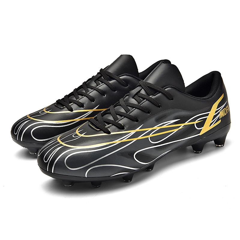 

Футбольные бутсы для футзала, мужские повседневные футбольные ботильоны, зеркальная обувь класса люкс, стильная дизайнерская обувь, кроссовки для мужчин, для бега, лето 33 чёрный