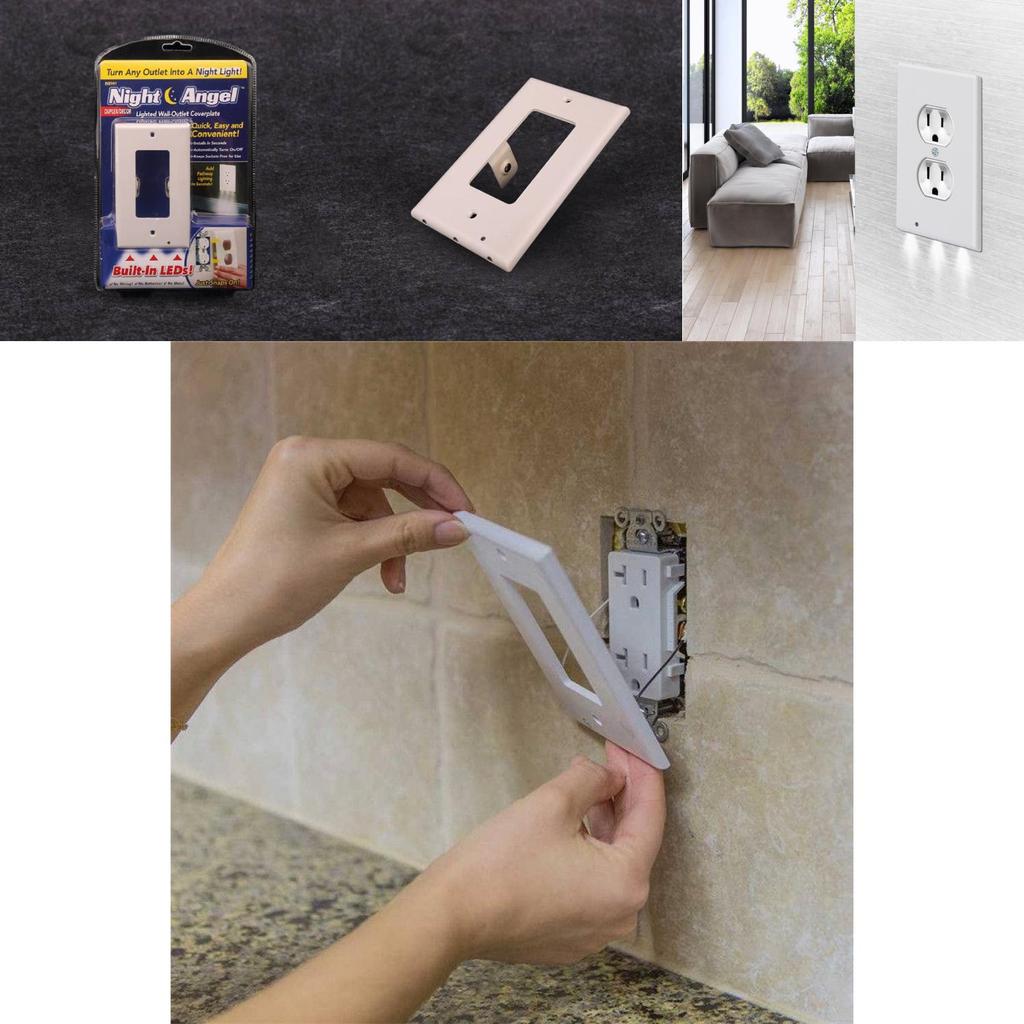 Modern Geometric Small Night Light With Touch Sensing For Home Bedroom Decor