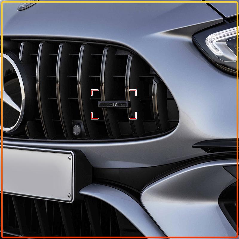 1 ud. Insignia Emblema Logo Parrilla Delantera AMG Decoración Estilo para Parrilla de Coche Mercedes Benz Clase GLE GLC A B C E W176 W246 W205 W213