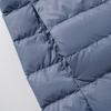 Lightweight Women's Sleeveless Down Vest - Short Round Neck Innerwear for Autumn/Winter