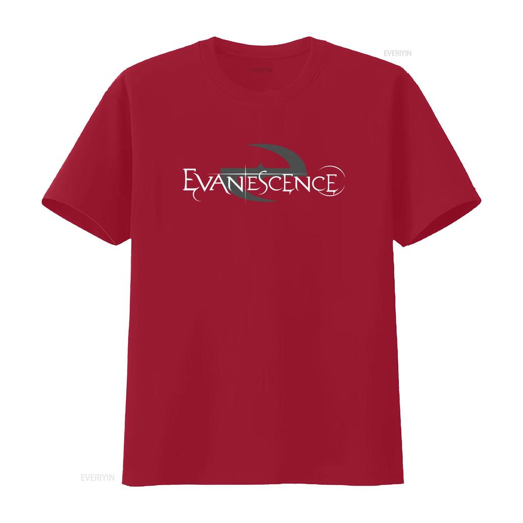 New Dtg Dtf Evanescence Band T Shirt Breathe No More Vintage Washed Slightly Stylish Comfortable Soft Homme Fashion Versatile