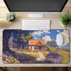 Desk Mat Aesthetic Cozy Pixel Art Alfombrillas Para Escritorio Desk Accessories Desk Organizers And Trays Tapis De Souris