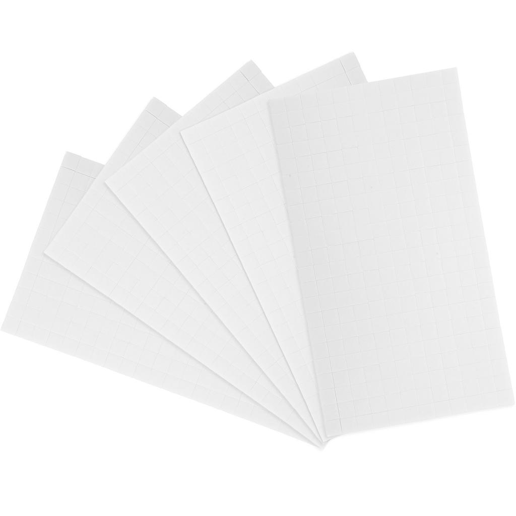 5 Sheets Foam Squares Dual Sided Adhesive Mounts Perfect for Scrapbooking Card Making DIY Crafts Handmade Art Foam Adhesive