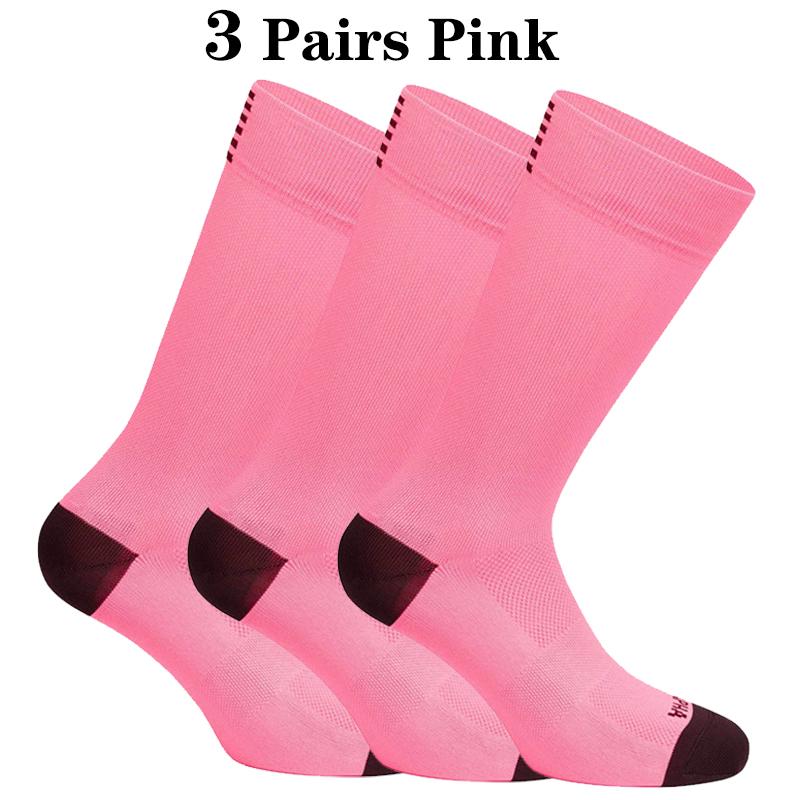 3 Pairs Men Cycling Socks Sports High Quality Breathable Road Bicycle Socks Men Women Outdoor Gym Running Racing Cycling Socks