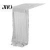Tablecloth Decor Table Runner Rustic Soft Washable Party Decoration Non-Fading Hand-dyed Wedding Cloth