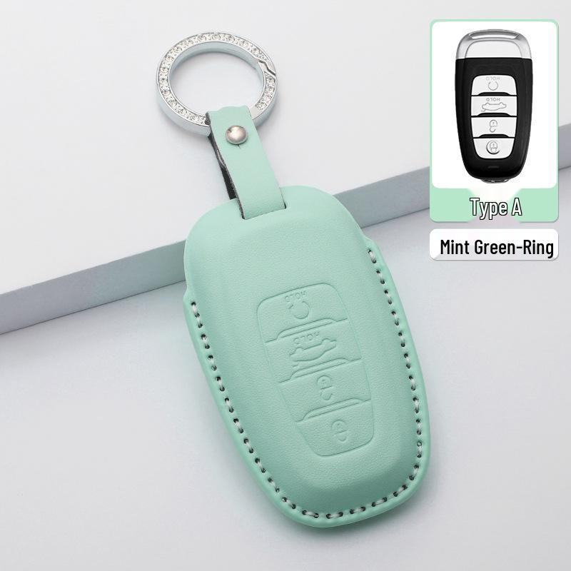 Key Cover and Buckle for Hongqi: HS5, H5, H9, HS7, H6, HS3, HQ9, and EH7 Models