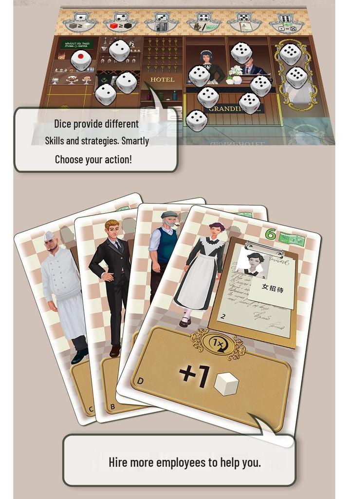 Гранд-отель Австрии: Стратегическая настольная игра с дополнением (2-4 игрока)