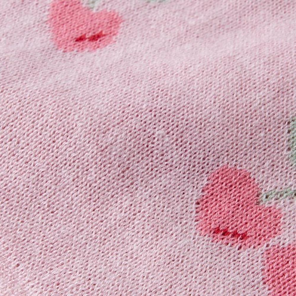 Mink Mui Heart Cherry Jacquard Knit Cardigan 36115 200 02 
