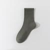 "Premium Men's Antibacterial Cotton Socks - Boneless, Sweat-Absorbent, Mid-Tube Sports Style for Spring & Autumn"