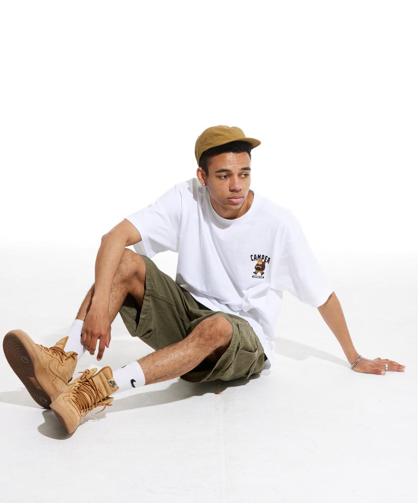 CREAM SODA LAB Small Logo Camping Club Short Sleeve T-Shirt Set