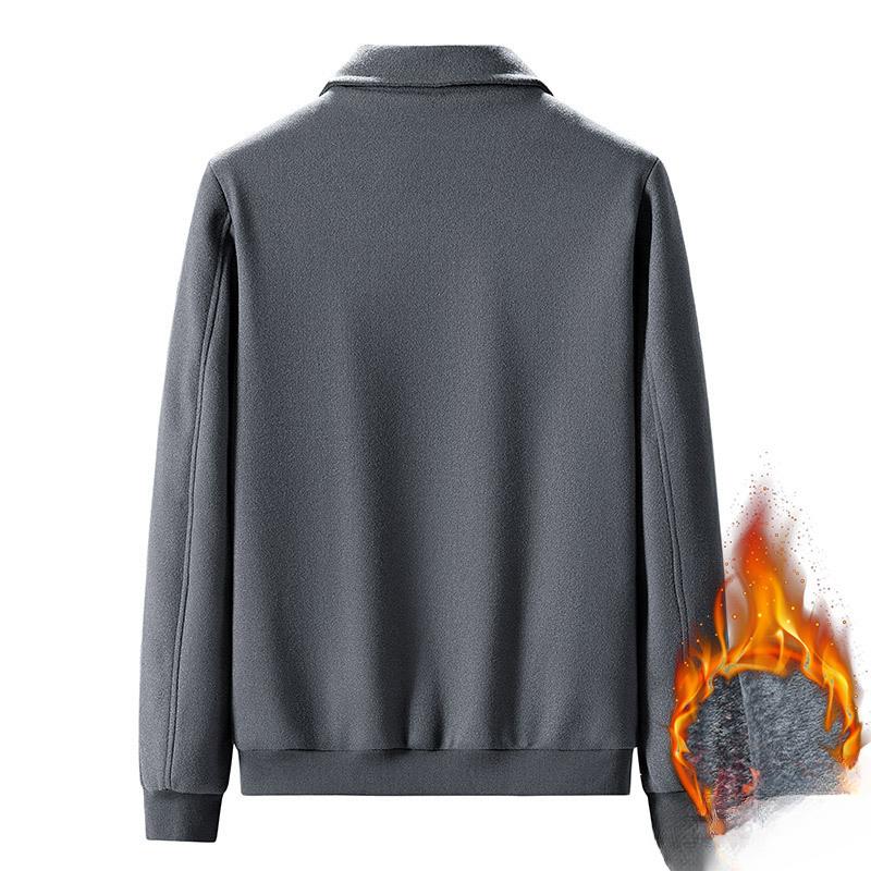 Spring, Autumn and Winter Classic Fleece Administrative Cadre Jacket Men's and Women's Jacket Standing Collar