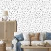 Stars wallpaper in shades of gray for living room and bedroom 50x1000