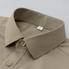 Herren 4-Wege-Stretch Langarm Knitterfrei Hemd ohne Tasche, Formell Business Einfarbig Knopfleiste Herrenbekleidung