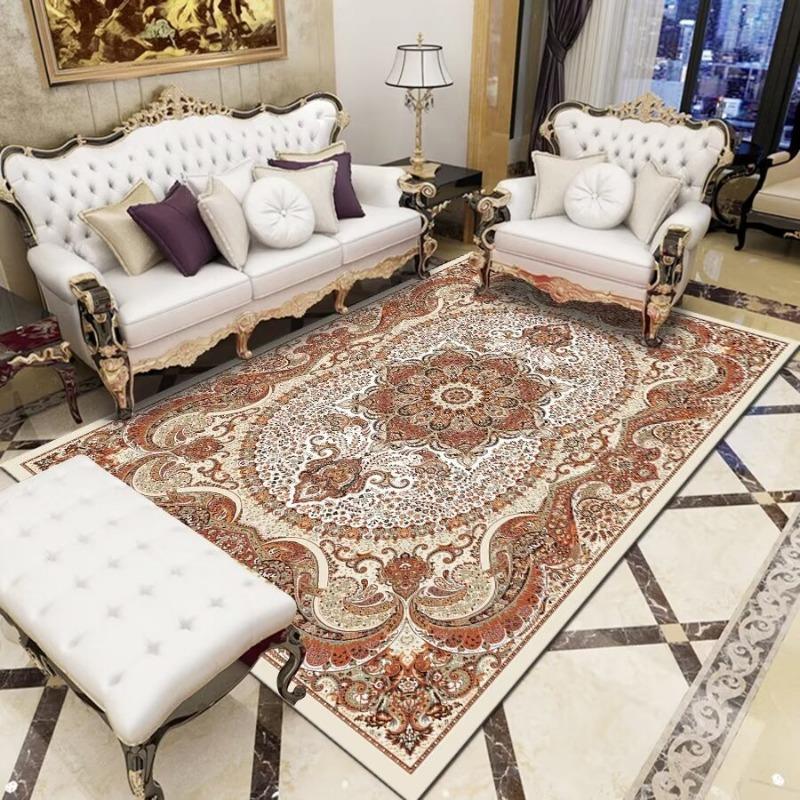 Retro Carpet Bohemian Ethnic Style Soft Mat Wear-resistant Anti-slip Rug Suitable for Living Room Bedroom Carpets Very Beautiful