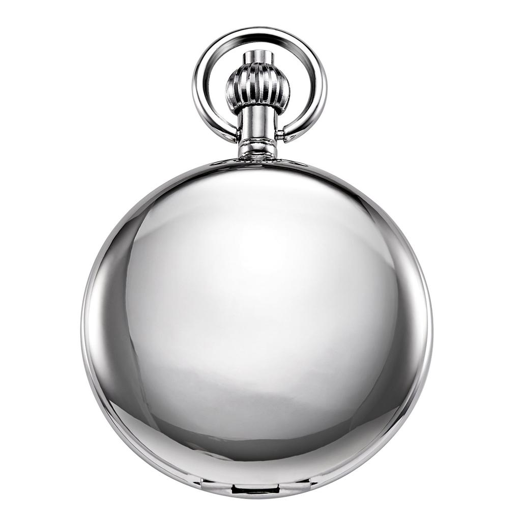 TREEWETO Mechanisch Zakhorloge Klassiek Antiek Skelet Romeinse Cijfers Zilver met Ketting