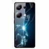 Glass Back Cover For Poco M6 Pro 4G Case M 6 M6Pro Hard Tempered Glass Case For Xiaomi Redmi Note 13 Pro Phone Case Soft Bumper