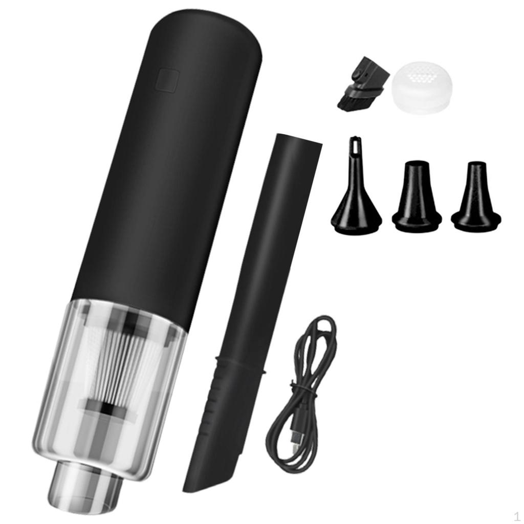 Handheld Cordless Vacuum Cleaner, Portable Hand Car Cleaner Lightweight Air Duster for