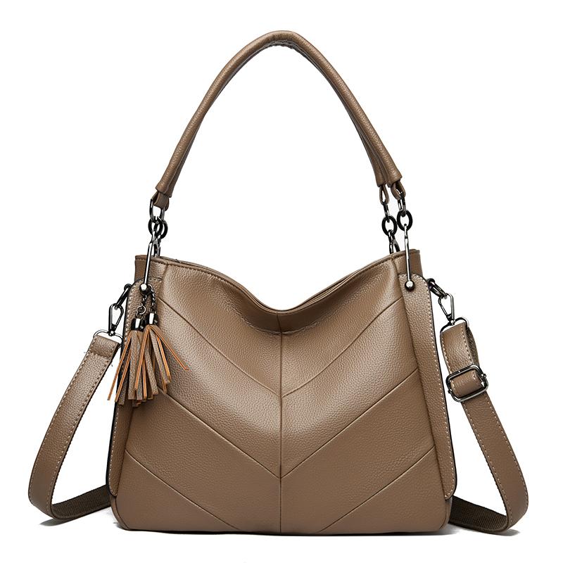 High Quality PU Elegant Women Messenger Bags Office Ladies Totes Pure High-capacity Handbag for Female Crossbody Shoulder Wallet