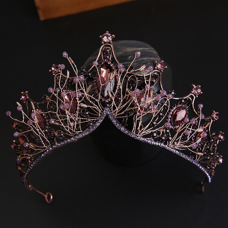 

Свадебный головной убор Gold Show Big Стразы Корона Головной убор Свадебные аксессуары для волос Свадебные аксессуары для свадебного платья