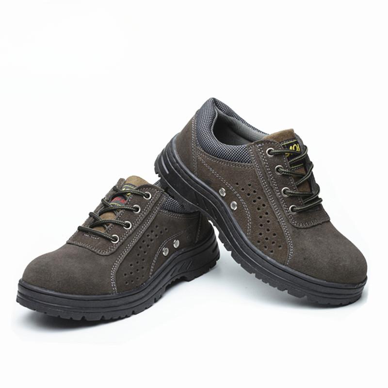 Calzado de seguridad laboral Calzado de trabajo de caña baja Calzado de seguridad antiaplastamiento, antiperforación, resistente a ácidos y álcalis