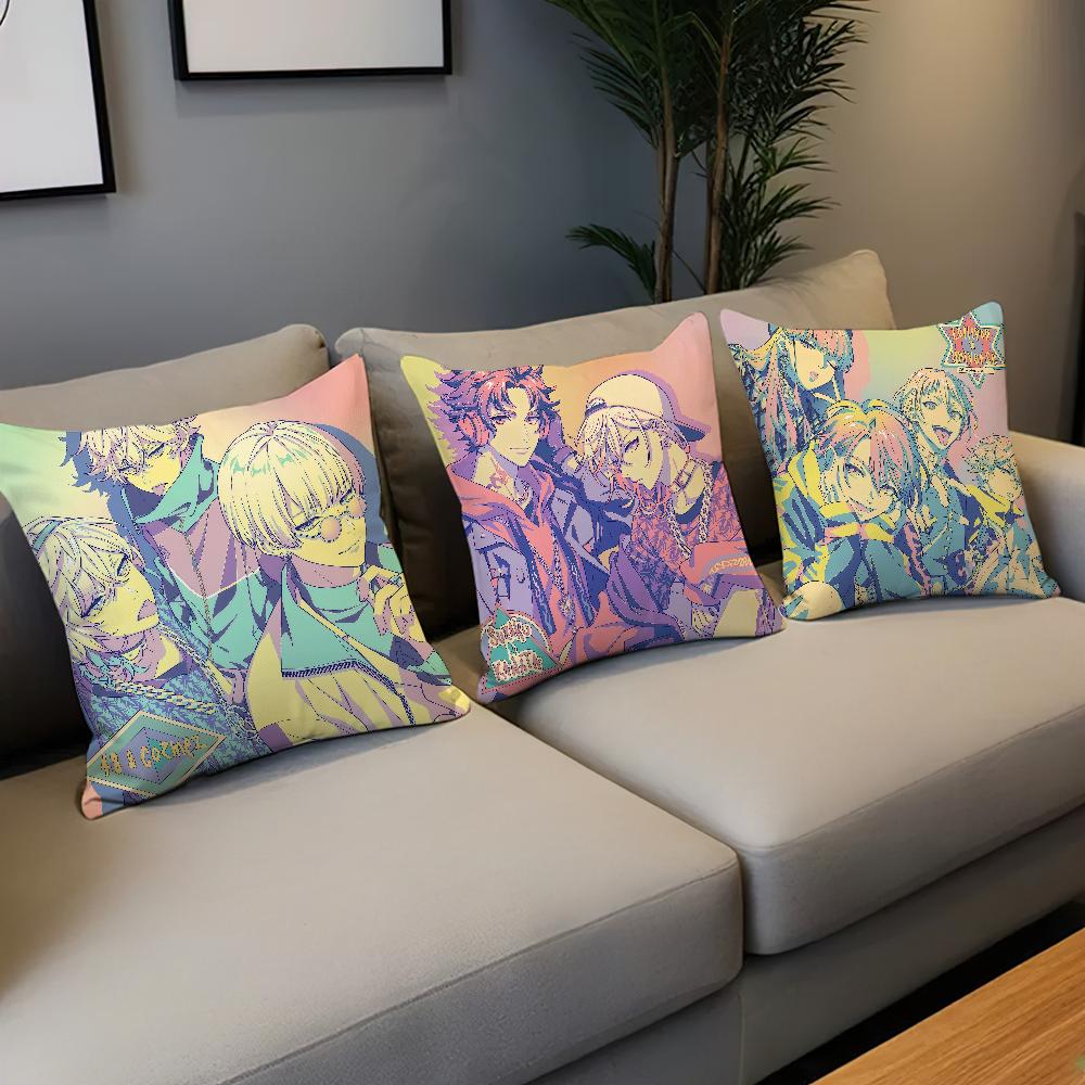 Anime P-Paradox Live Yatonokami Kanata Comfortable Soft Pillow Case for Sofa Living Room Home Office Decor Protective Covers