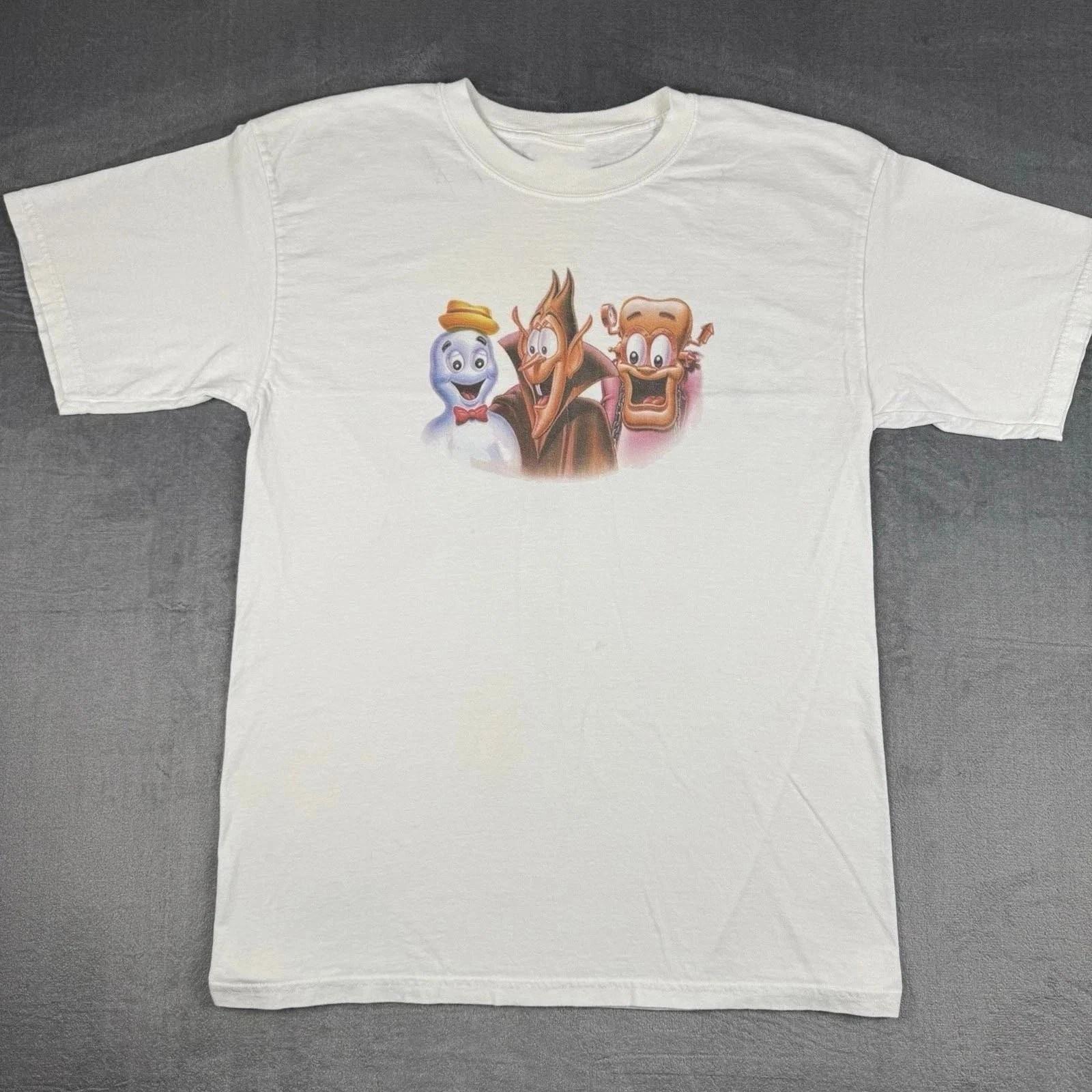 Vintage Monster Cereals Boo Berry Chocula Graphic Tee Unisex Cotton T-Shirt S разноцветный