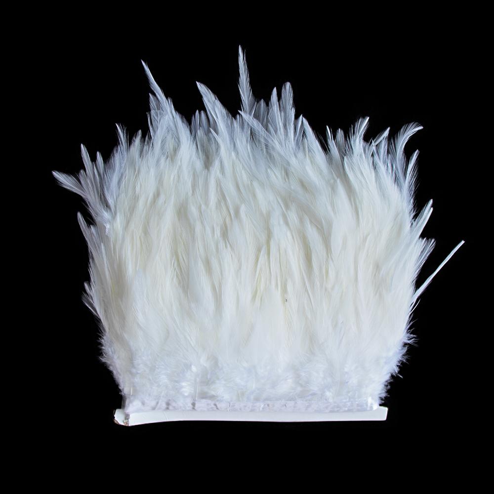 Feather1Meter Saddle Pheasant Feathers Fringe Trim for Crafts Dress Decoration Free Natural Rooster Feather Multicolor Chicken Plumes