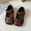 Princess shoes girls leather shoes summer children's single shoes little girl Doudou shoes shallow mouth girls shoes foreign soft sole shoes