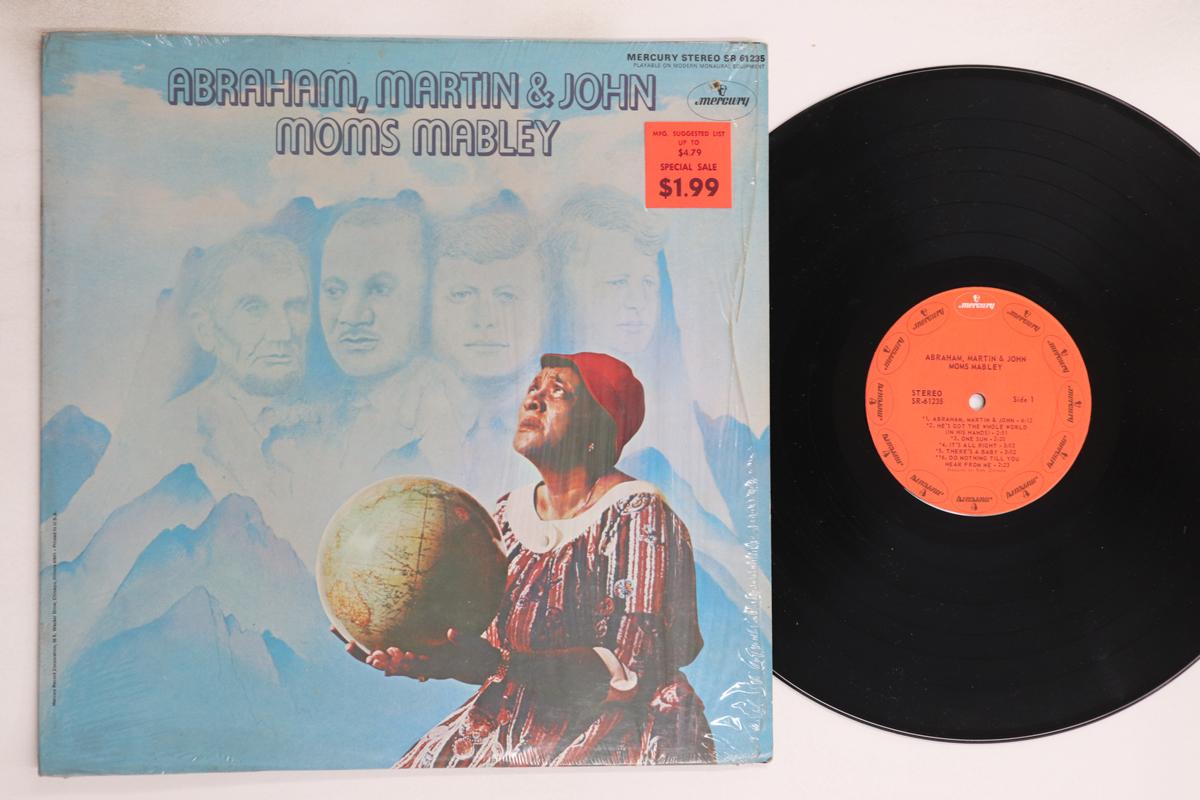 

LP Пластинка MOMS MABLEY - Abraham, Martin & John SR61235 MERCURY 1969 США Джаз Б/У