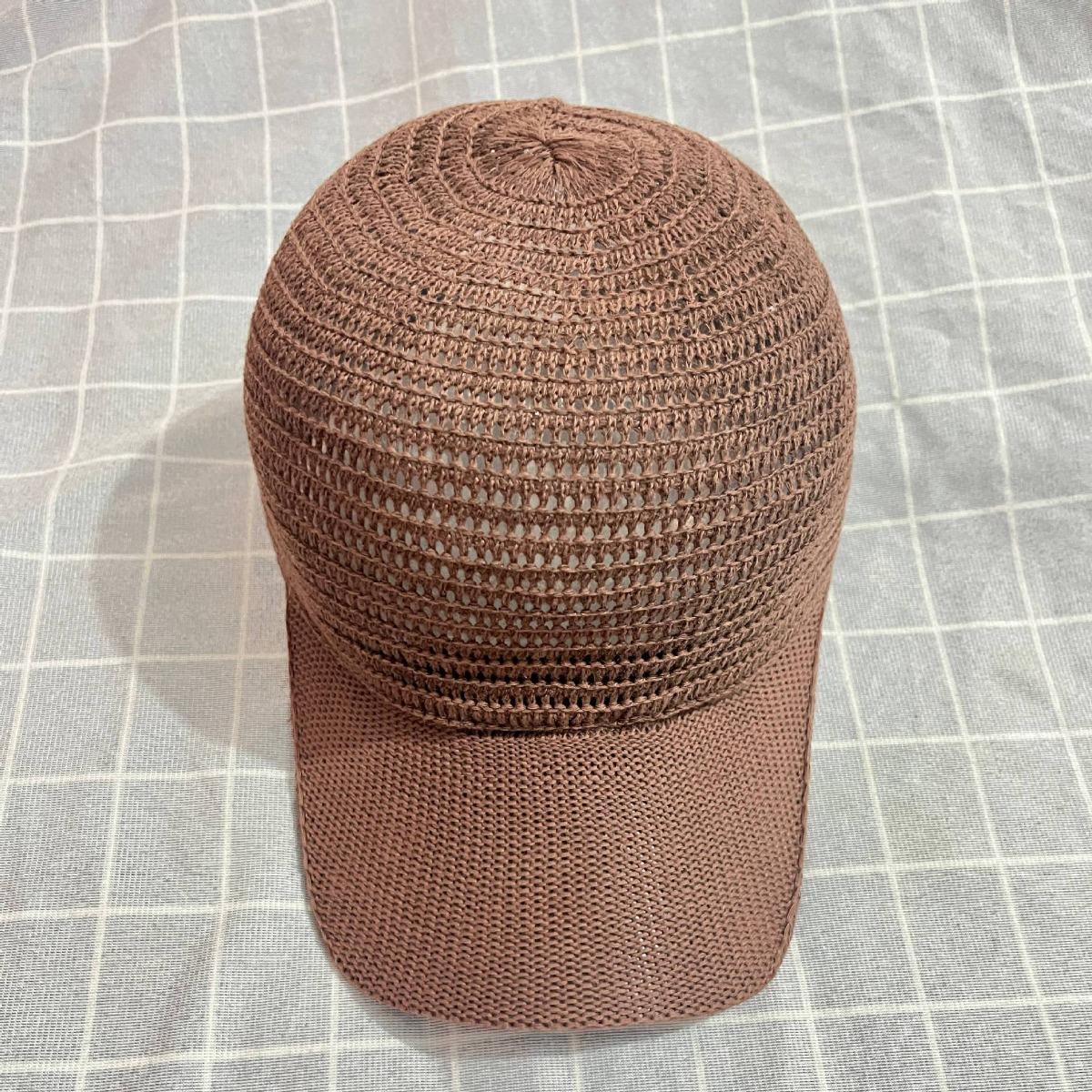 

Корейская вязаная бейсболка с регулируемой полостью, универсальная повседневная кепка-утконос для весны и лета, мужские и женские вязаные шапки кофейный