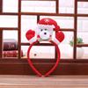 Snowman Christmas LED Headband Elk Santa Hairband Snowman LED Light Headband  Party Decoration