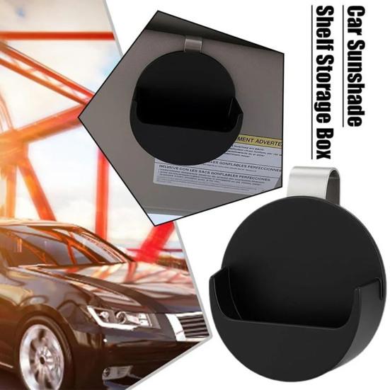 Auto-Sonnenschutzablage Aufbewahrungsbox Becherhalter für Auto-Sonnenblende Universeller Auto-Sonnenblenden-Organizer für Organisation von Handy-Taschentüchern Kleinteilen