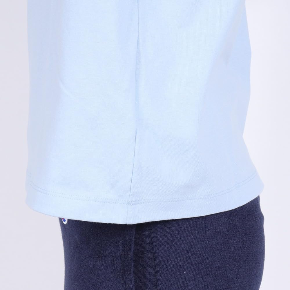 Champion Casual Short Sleeve Light Crew Graphic Women's T-Shirt, Blue, 100% Cotton, Neck, Print, CW-Z319