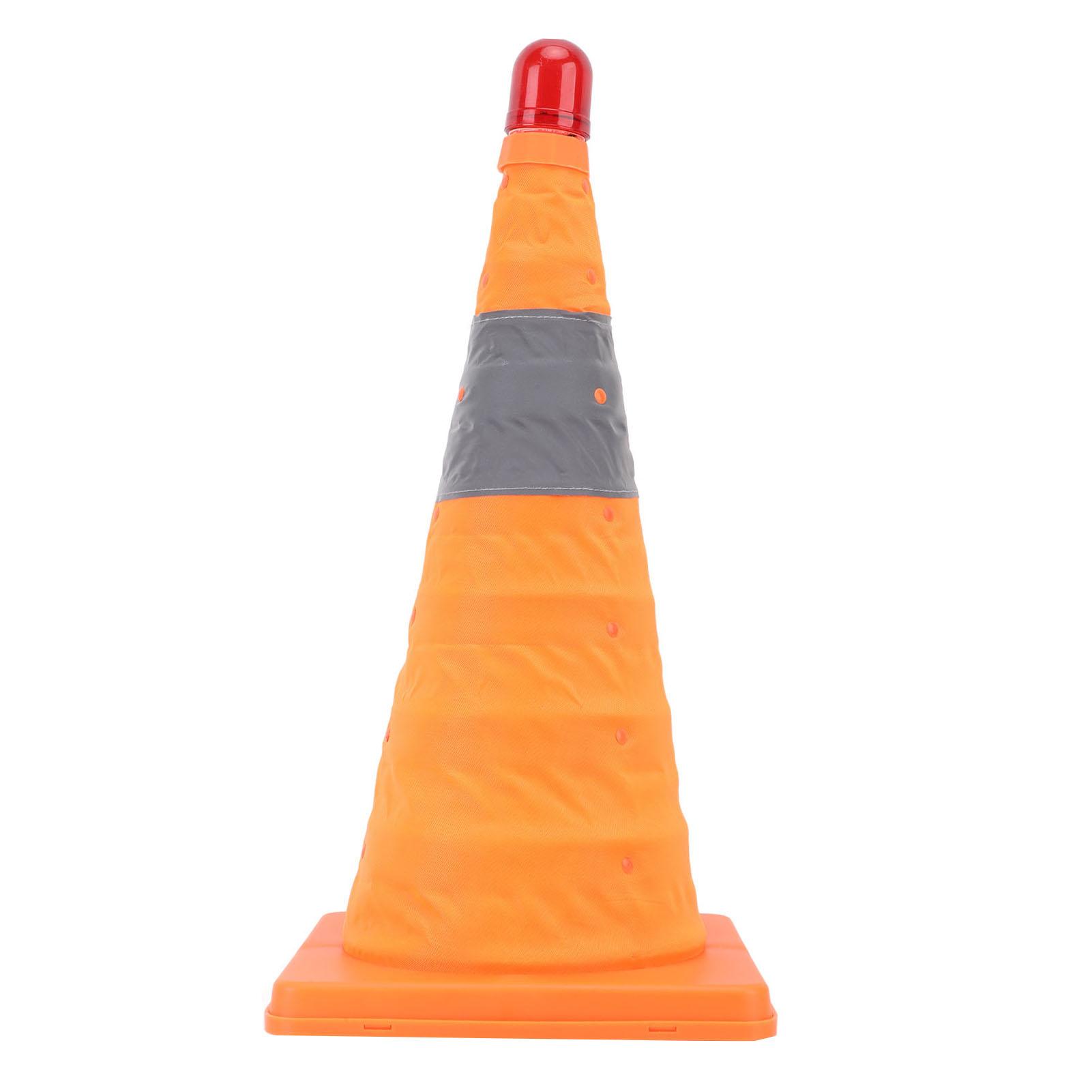 

Предупреждающий фонарь Ночное видение Светоотражающий знак Подъемный конус дорожной безопасности для парковки 45 см Высота в растянутом виде