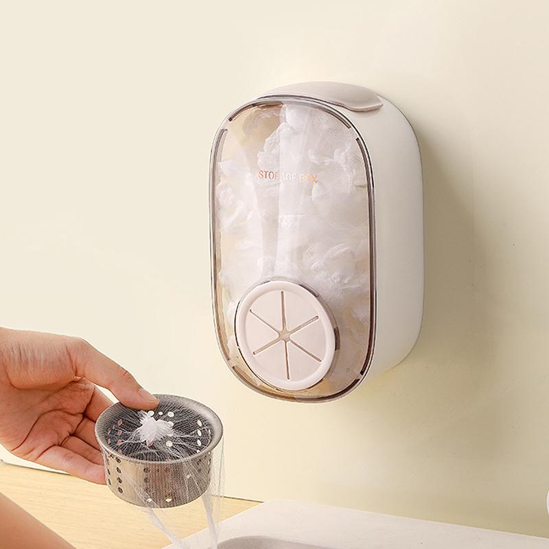 Plastic Wrap Storage Box Cling Film Organization Wall-Mounted Dustproof Boxfood Cover Plastic Wrap Rack For Home Kitchen Storage