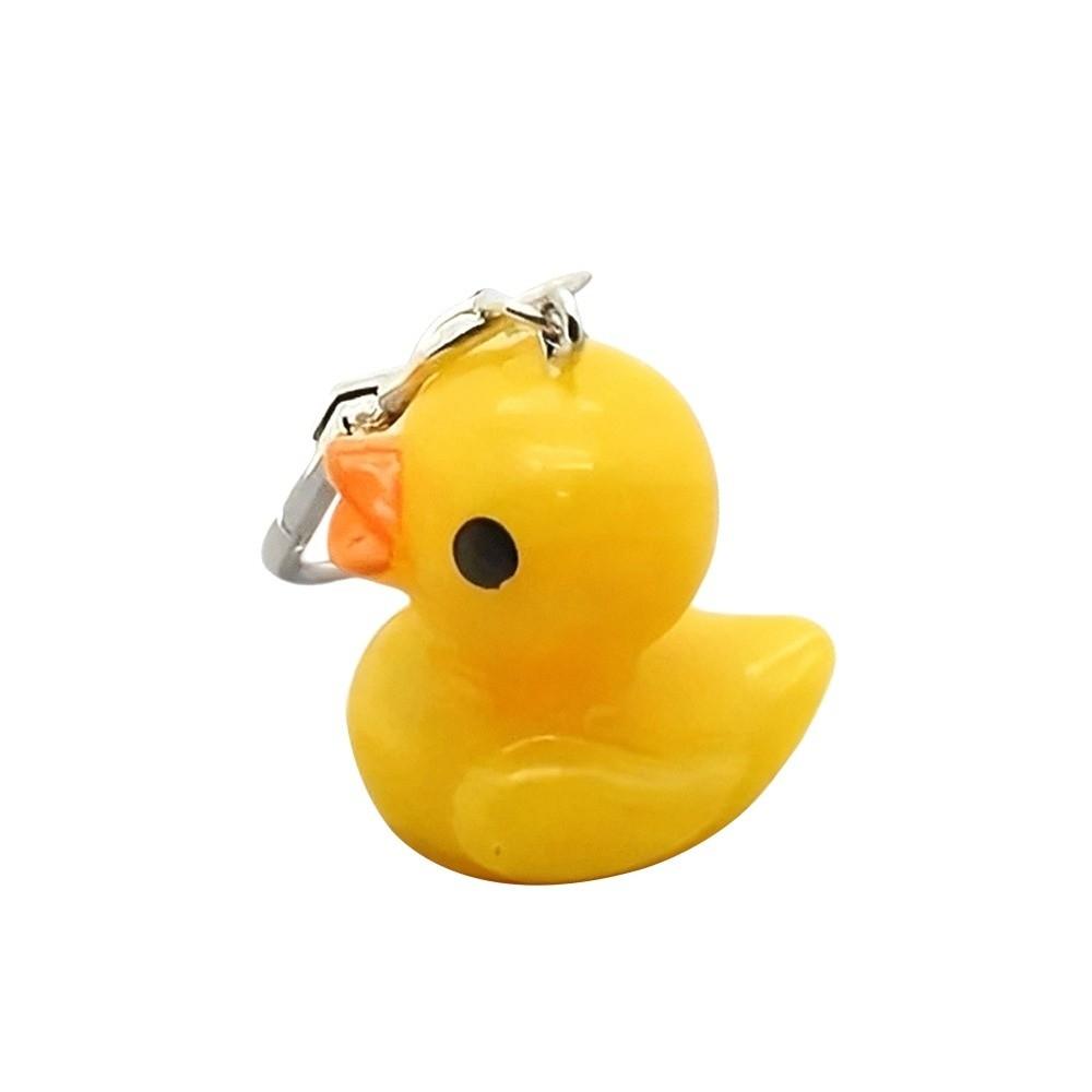 5pcs Little Yellow Duck Mini Key Chain Cartoon Mini Duck Duck Keychain Pendant Mini Bag Accessories Key Decoration Ckass Prize
