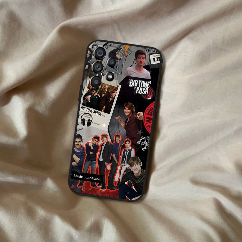 Music B-Big Time Rush Phone Case For Samsung Galaxy A20,A21s,A22,A31,A32,A52,A53,A72,73,A80 Soft Black Cover