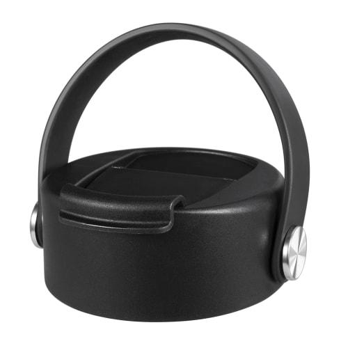 Aoitoque Ersatz-Silikon-Klappdeckel für Hydro Flask, Kaffeedeckel, 18oz, 32oz, 40oz, Schwarz