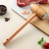 1pc Beech Wood Meat Tenderizer Hammer, Kitchen Household Solid Wood Steak Mallet, Meat Tenderizing and Tendon Breaking Tool, Meat Pounding Hammer
