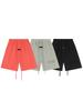 ESSENTIALS Bermuda Casual Imprimé Lettres Double Rangée FOG à Cordon de Serrage
