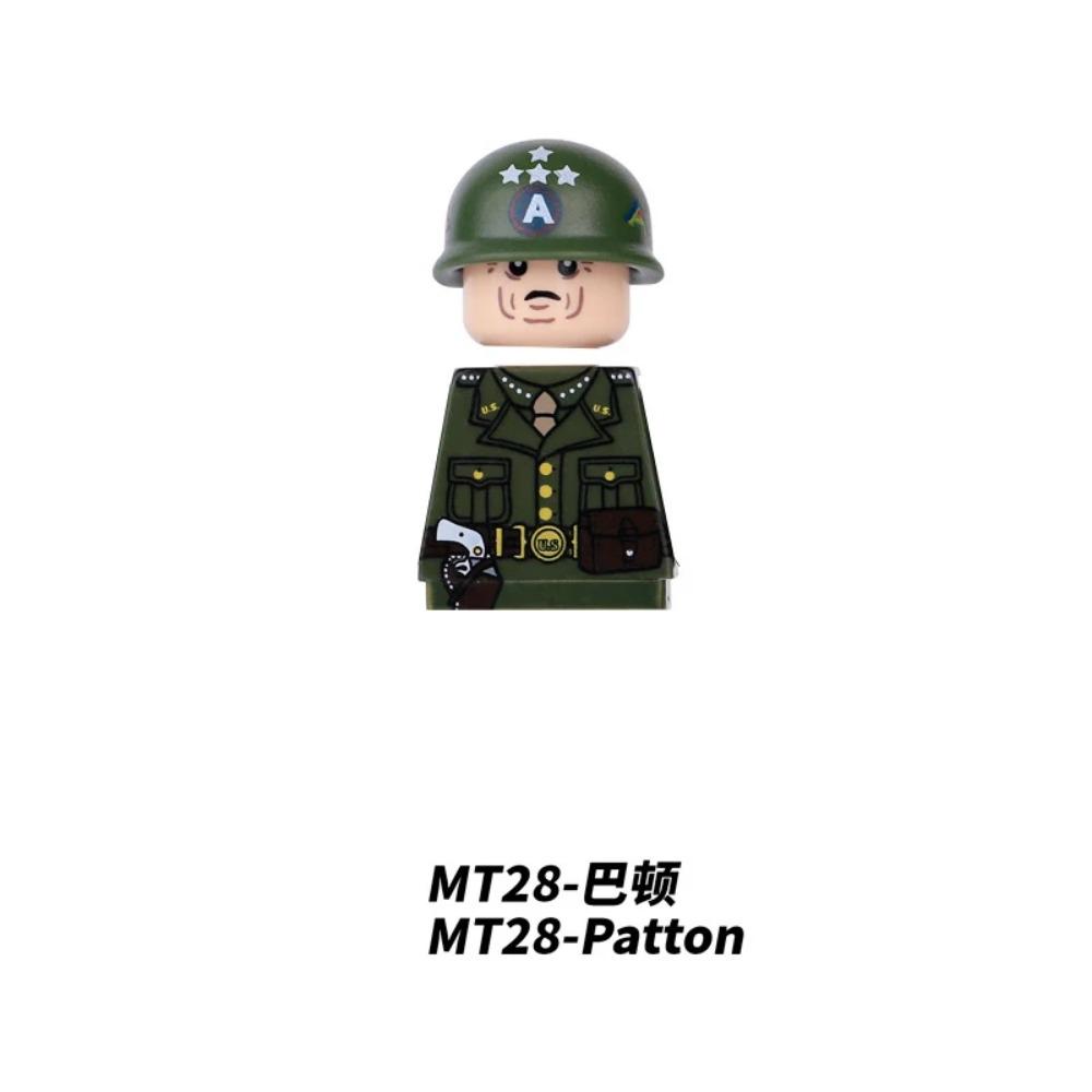 US Airborne 101ST Soldier Figures Building Blocks Officer Army Warrior Infantry Military Accessories Gun Weapon Bricks Toys GR03