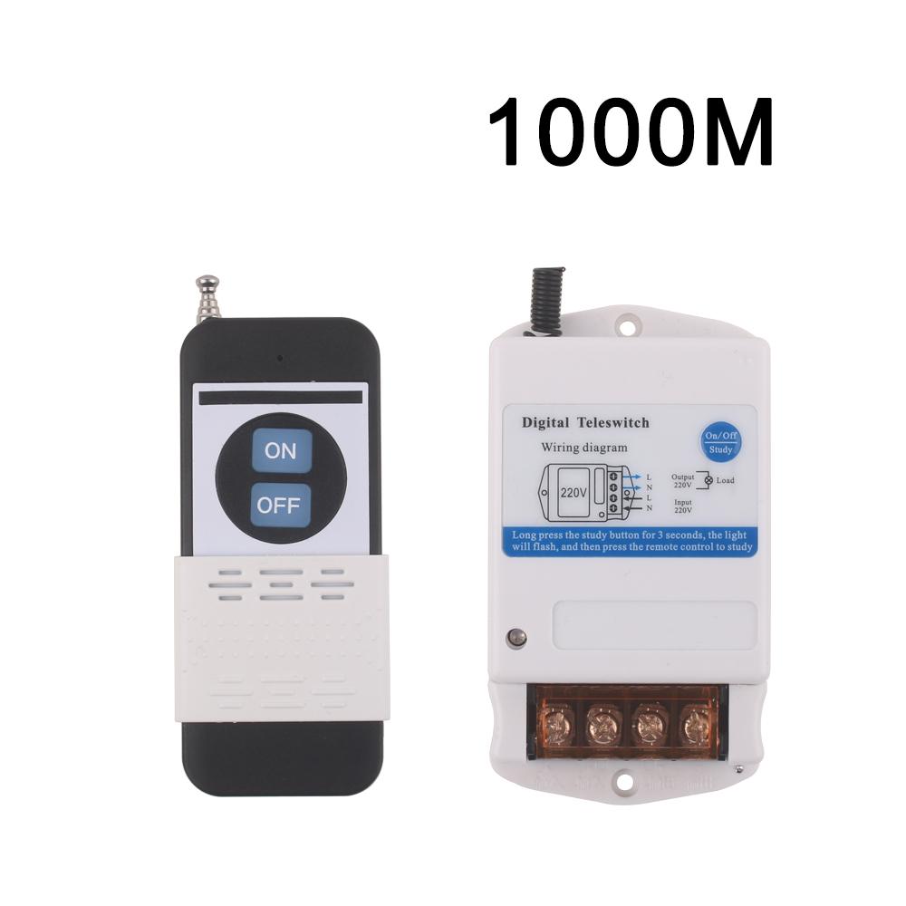 1000m 3000m 5000m 220V Small Remote controller switches