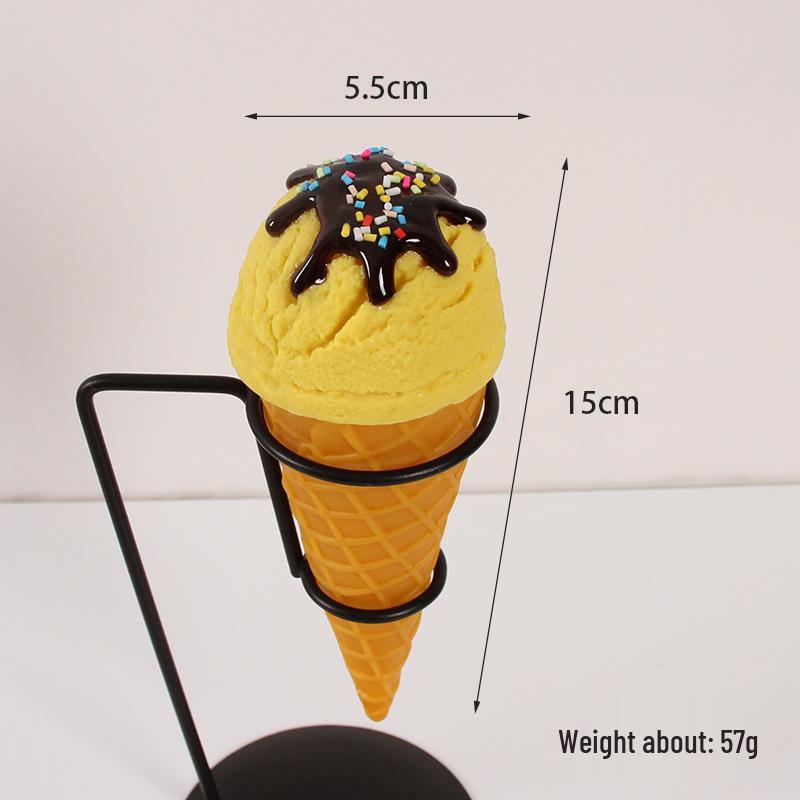 PVC Faux Ice Cream Cone for Display & Play