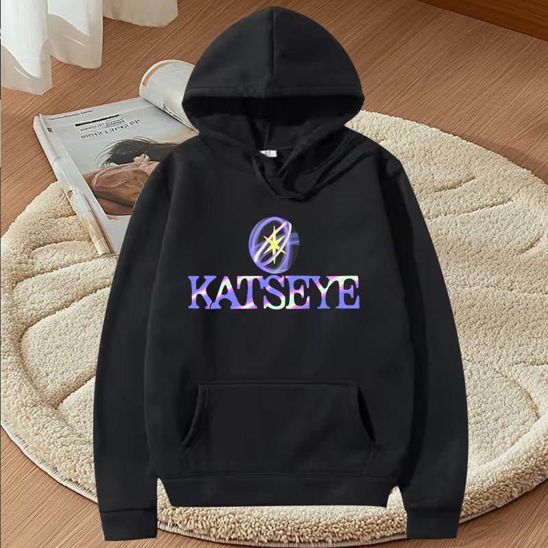 KATSEYE Eye módní klasická mikina pánská dámská vintage Vysoká kvalita Dlouhý rukáv streetwear potisk Grafika oversized mikina