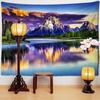 Bohemian Style Aesthetics Room Home Decoration Sunset Landscape Landscape Painting Tapestry Wall Hanging