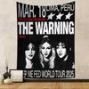 Rock Band The WWarning Cartoon Tapestry Art Science Fiction Room Home Decor Wall Hanging Sheets