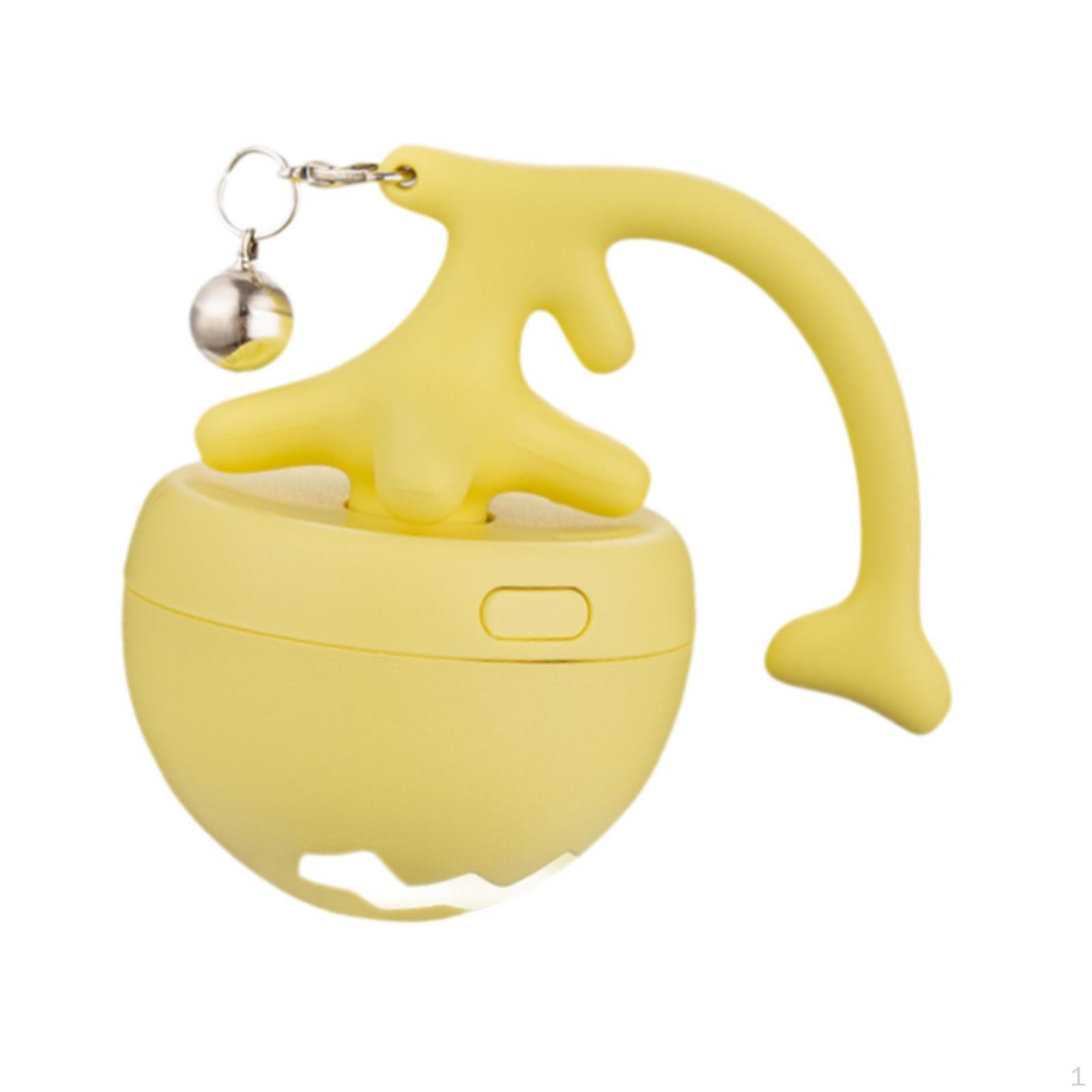 

Интерактивная игрушка для кошек, автоматический движущийся мяч, самостоятельная игра, легкий катящийся питомец yellow