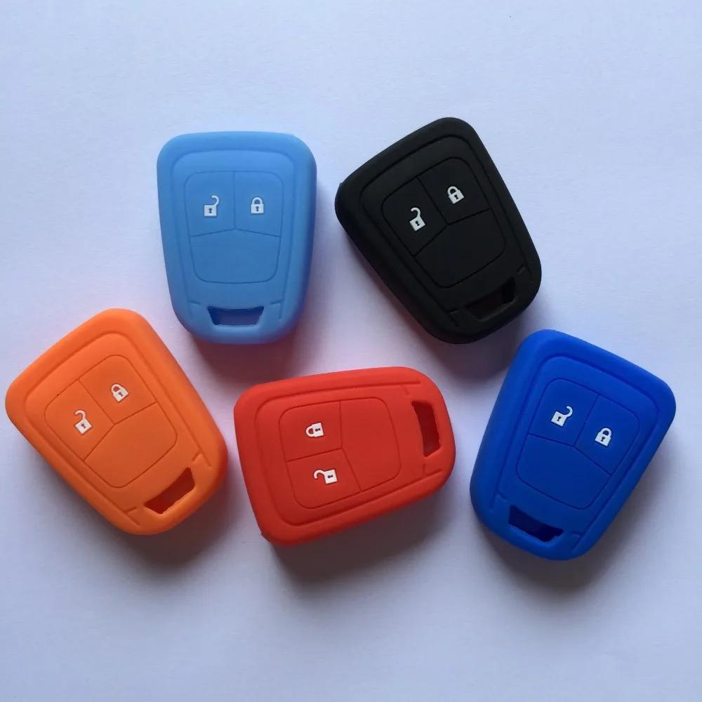 Skin Silicon Key Fob Case Holder For Opel Vauxhall Astra Mokka Zafira Vectra For Chevrolet  Remote Fob