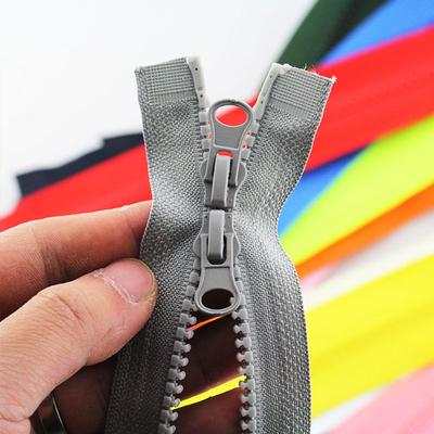 1 Stück 80/90cm Doppelreißverschlüsse Unten Farbige Harzreißverschlüsse Jacke Kleidung Schlafsäcke Sofa Kleidungsstücke Handgefertigtes Handwerk Nähen