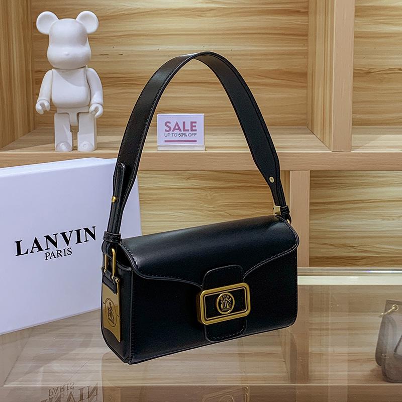 High-Quality Black Crossbody Underarm Shoulder Bag